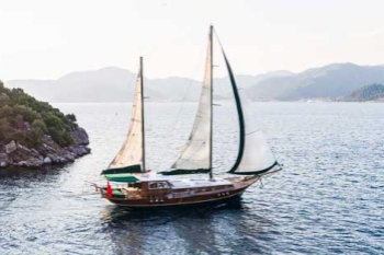 Goélette turque traditionnelle à vendre